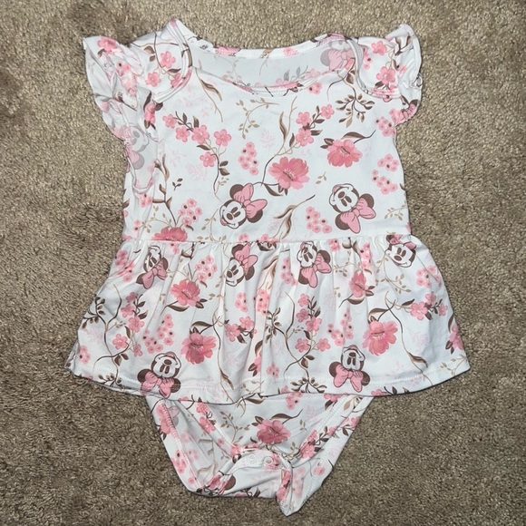 Disney Baby Skirted Onesie Minnie Mouse Size 24 Months - Picture 5 of 6